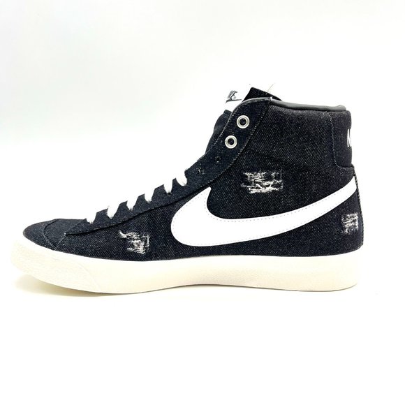 Nike Men\'s Blazer Mid \'77 Vintage Cleveland Rocks Sneakers 10.5 Black main image 11